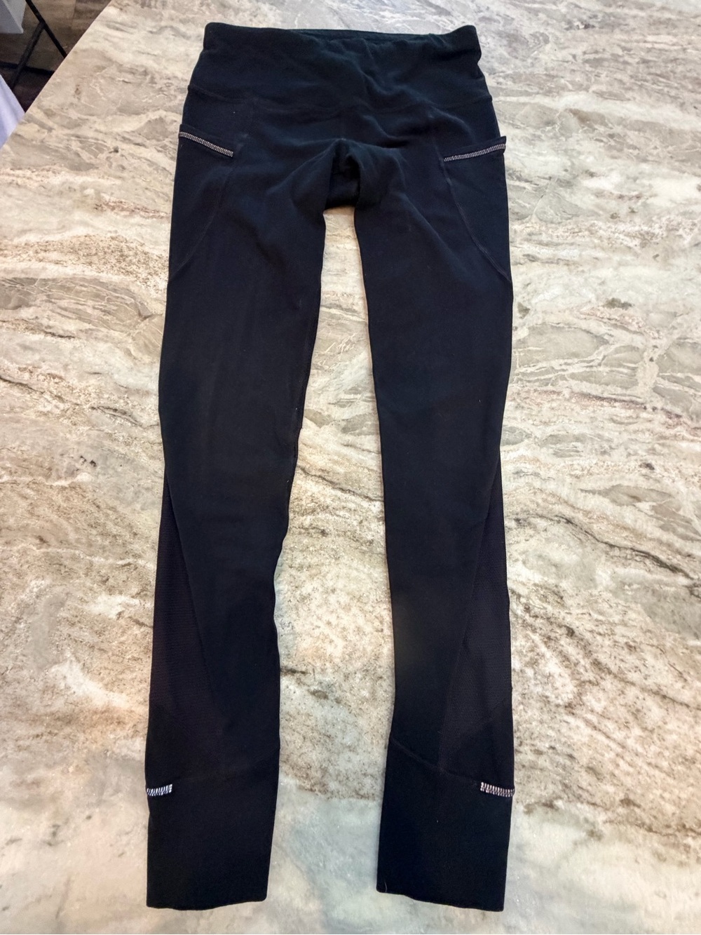 Athleta Black Pocket Leggings XS High Rise Workout Yoga Pants